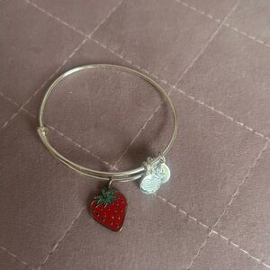 Silver Strawberry 🍓 Alex and Ani bracelet